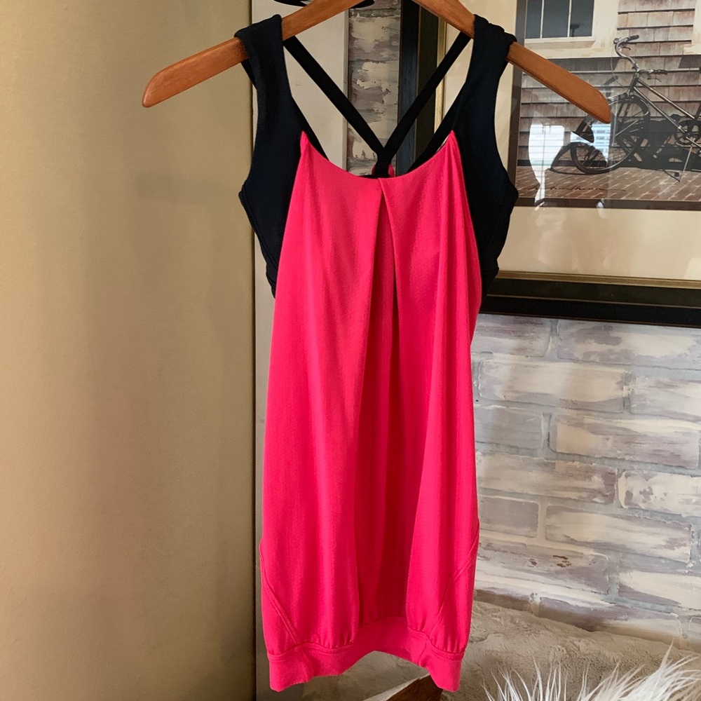 Lululemon Top with Strappy sports bra
